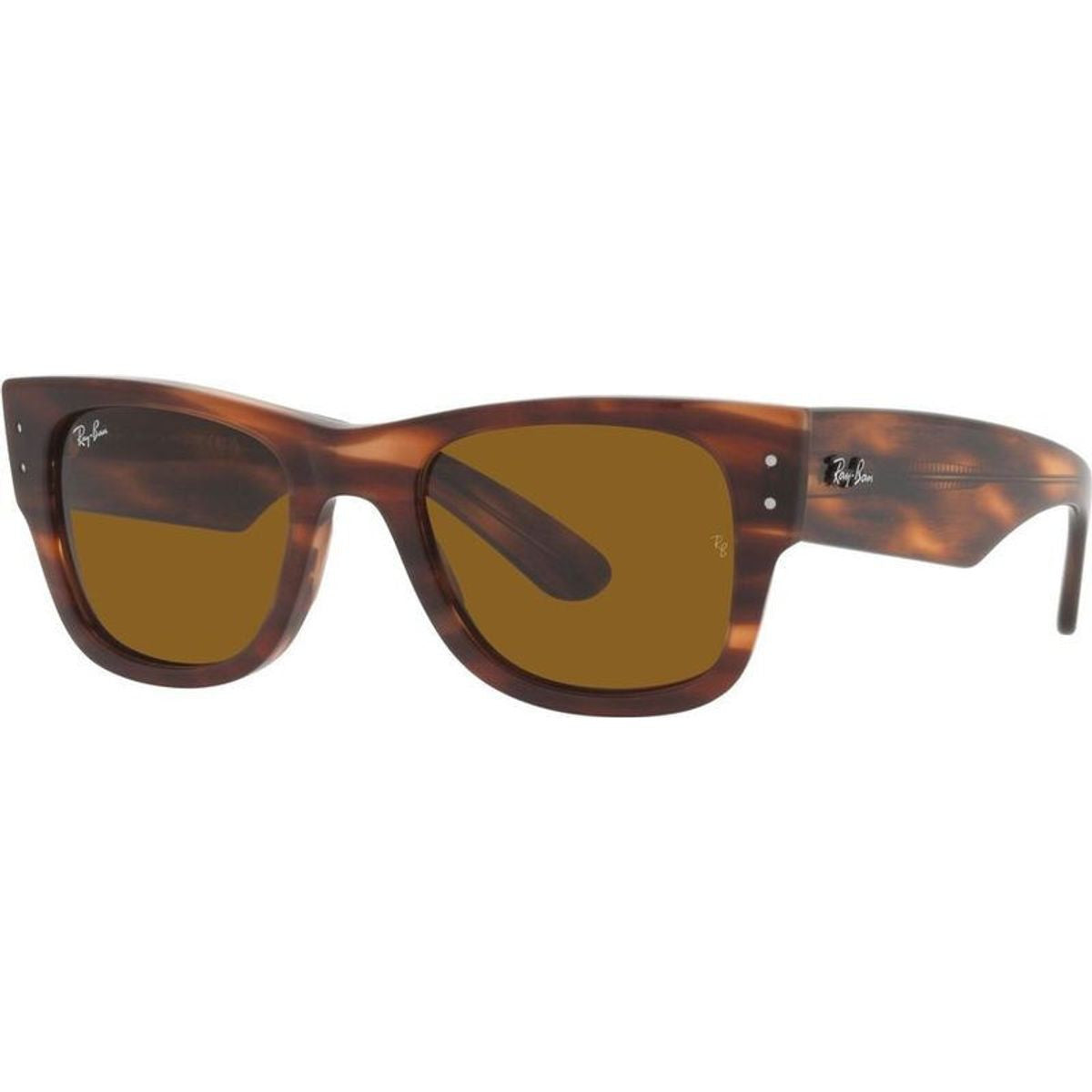 Mega Wayfarer RB0840S, Striped Havana/Brown Glass Lenses