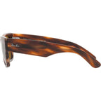 Mega Wayfarer RB0840S, Striped Havana/Brown Glass Lenses