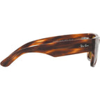 Mega Wayfarer RB0840S, Striped Havana/Brown Glass Lenses