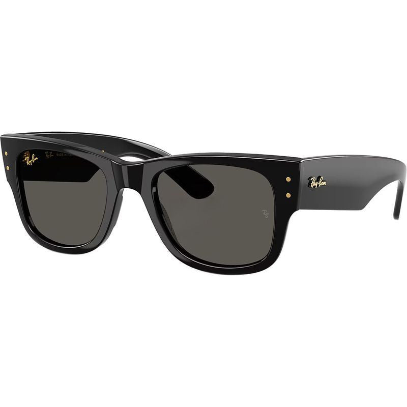 Mega Wayfarer RB0840S, Black/Dark Grey Glass Lenses