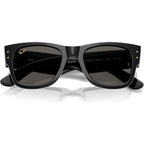Mega Wayfarer RB0840S, Black/Dark Grey Glass Lenses