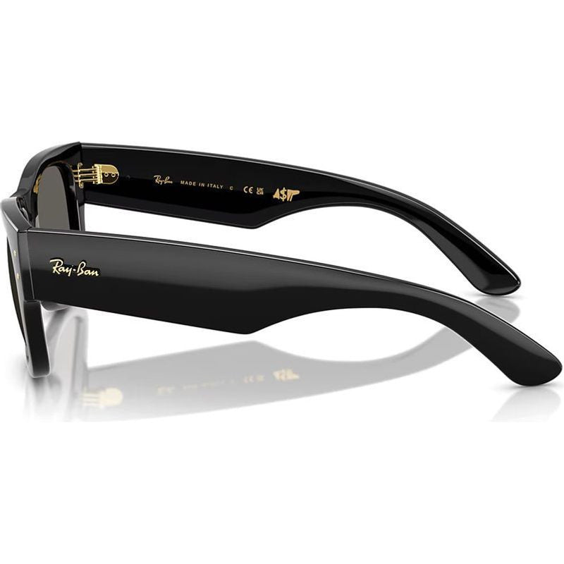 Mega Wayfarer RB0840S, Black/Dark Grey Glass Lenses