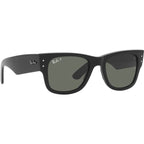 Mega Wayfarer RB0840S, Black/Green Polarised Glass Lenses
