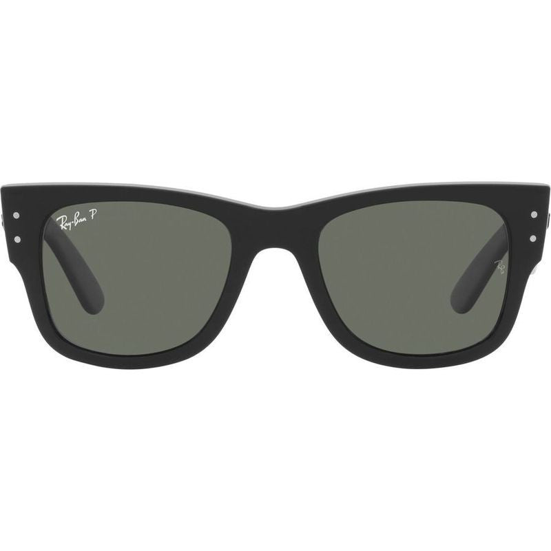 Mega Wayfarer RB0840S, Black/Green Polarised Glass Lenses