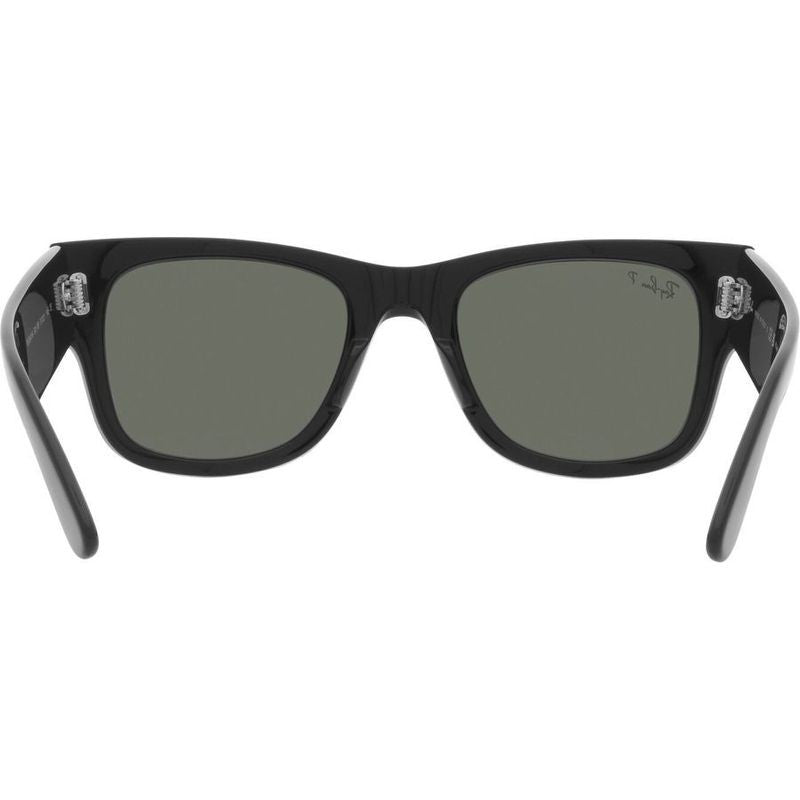 Mega Wayfarer RB0840S, Black/Green Polarised Glass Lenses