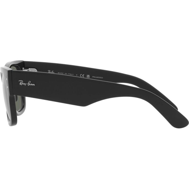 Mega Wayfarer RB0840S, Black/Green Polarised Glass Lenses