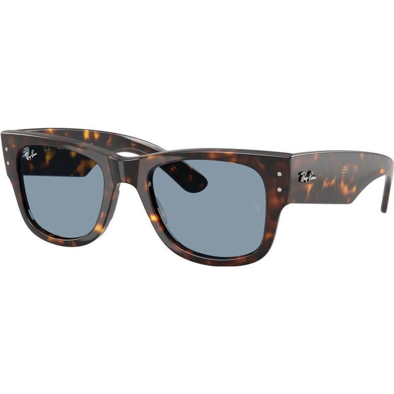 Mega Wayfarer RB0840S, Havana/Blue Glass Lenses