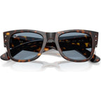 Mega Wayfarer RB0840S, Havana/Blue Glass Lenses