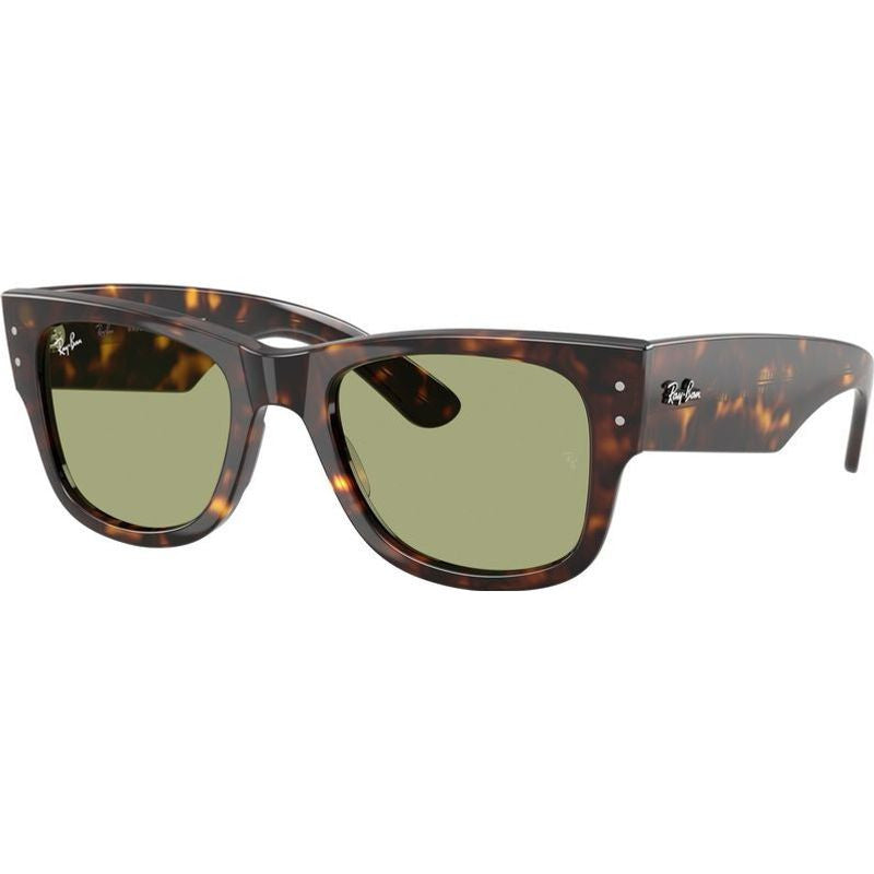 Mega Wayfarer RB0840S, Havana/Bottle Green Glass Lenses