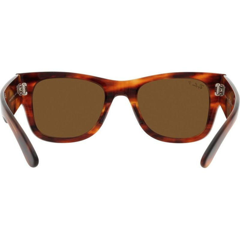 Mega Wayfarer RB0840S, Striped Havana/Brown Polarised Glass Lenses
