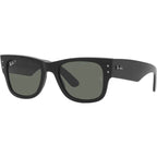 Mega Wayfarer RB0840SF, Black/Green Polarised Glass Lenses