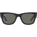 Mega Wayfarer RB0840SF, Black/Green Polarised Glass Lenses