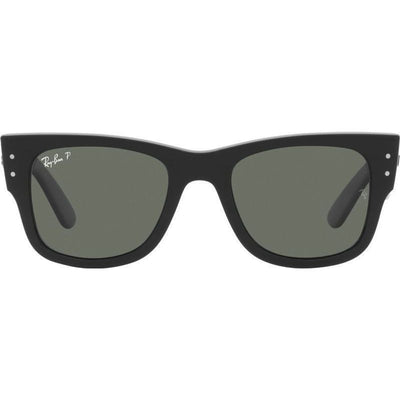 Mega Wayfarer RB0840SF, Black/Green Polarised Glass Lenses