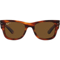Mega Wayfarer RB0840SF, Striped Havana/Brown Polarised Glass Lenses