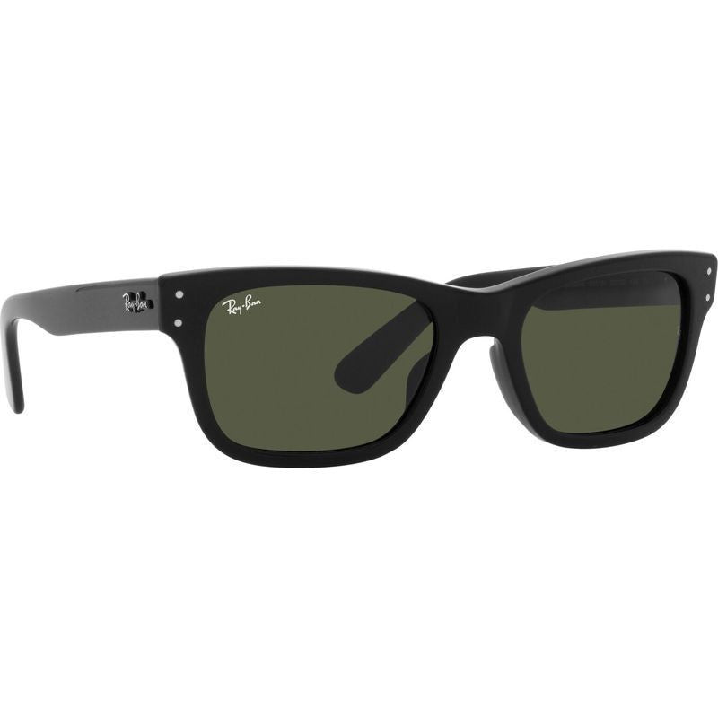 Mr Burbank RB2283, Black/Green Glass Lenses 52 Eye Size