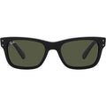 Mr Burbank RB2283, Black/Green Glass Lenses 52 Eye Size