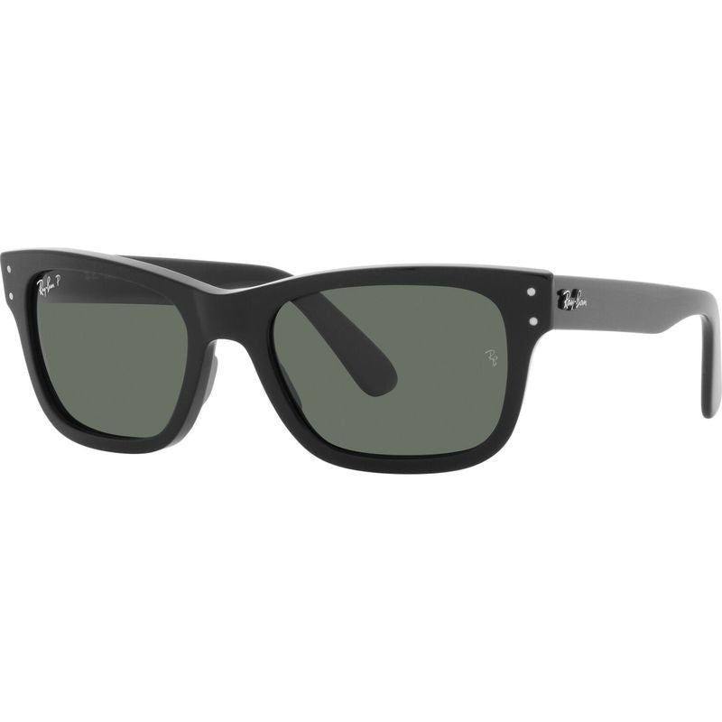 Mr Burbank RB2283, Black/Green Polarised Glass Lenses 52 Eye Size