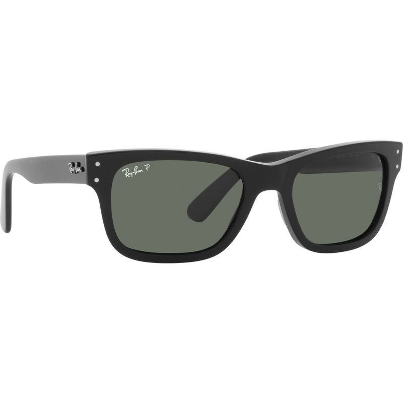 Mr Burbank RB2283, Black/Green Polarised Glass Lenses 55 Eye Size