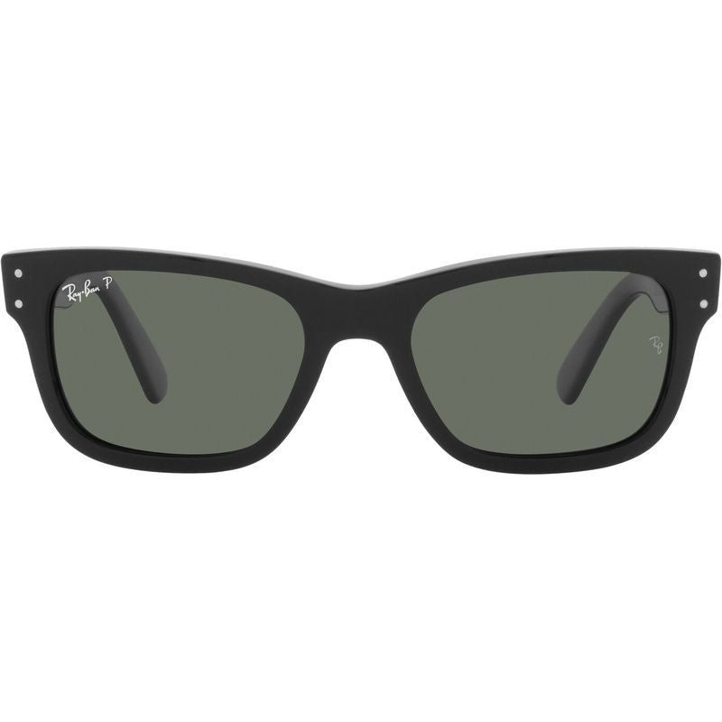 Mr Burbank RB2283, Black/Green Polarised Glass Lenses 52 Eye Size