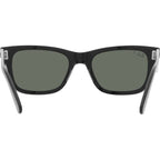 Mr Burbank RB2283, Black/Green Polarised Glass Lenses 52 Eye Size