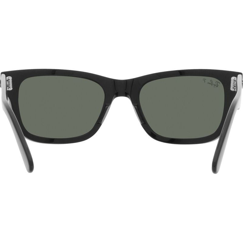 Mr Burbank RB2283, Black/Green Polarised Glass Lenses 52 Eye Size