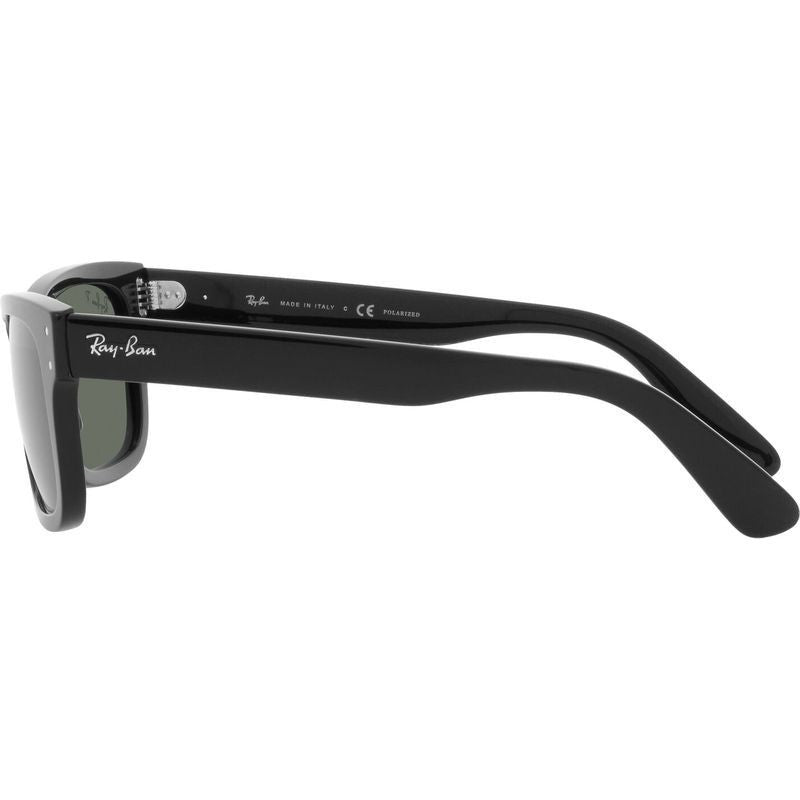 Mr Burbank RB2283, Black/Green Polarised Glass Lenses 52 Eye Size