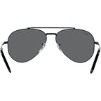 New Aviator RB3625, Black/Dark Grey Glass Lenses 62 Eye Size