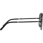 New Aviator RB3625, Black/Dark Grey Glass Lenses 62 Eye Size