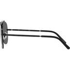 New Aviator RB3625, Black/Dark Grey Glass Lenses 58 Eye Size