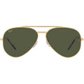 New Aviator RB3625, Legend Gold/Green Glass Lenses 62 Eye Size