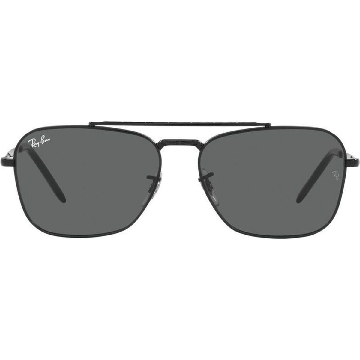 New Caravan RB3636, Black/Dark Grey Glass Lenses 58 Eye Size