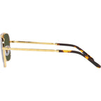 New Caravan RB3636, Legend Gold/Green Glass Lenses 58 Eye Size