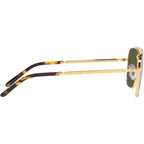 New Caravan RB3636, Legend Gold/Green Glass Lenses 58 Eye Size