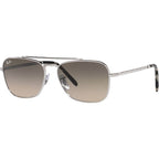 New Caravan RB3636, Silver/Grey Clear Gradient Glass Lenses 58 Eye Size