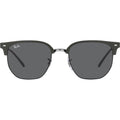 New Clubmaster RB4416, Grey on Black/Dark Grey Glass Lenses 53 Eye Size