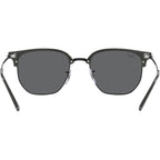 New Clubmaster RB4416, Grey on Black/Dark Grey Glass Lenses 53 Eye Size