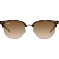 New Clubmaster RB4416, Havana on Gunmetal/Brown Clear Gradient Glass Lenses 53 Eye Size