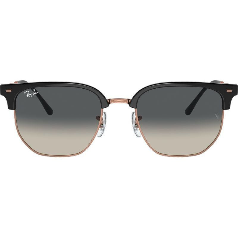 New Clubmaster RB4416F, Dark Grey on Rose Gold/Dark Grey Gradient Glass Lenses