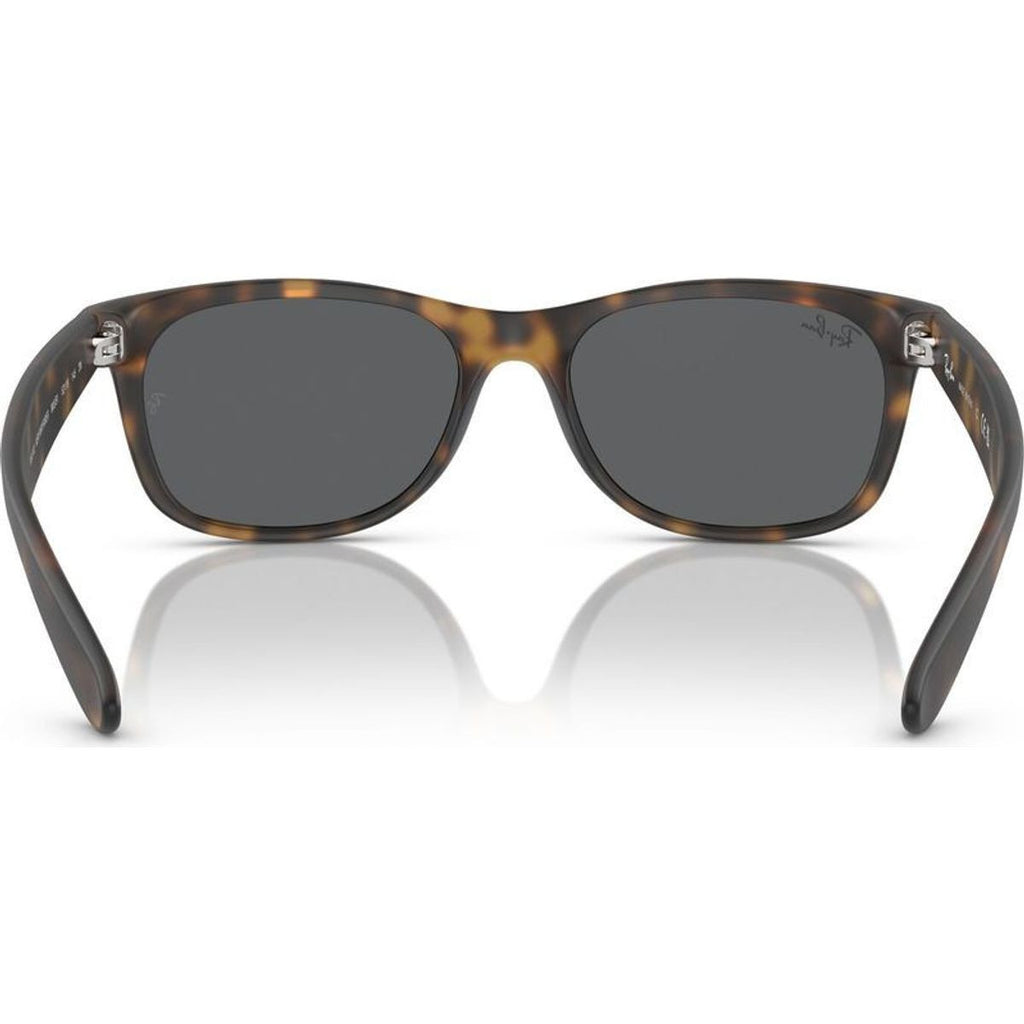 New Wayfarer Classic RB2132, Rubber Havana/Dark Grey Glass Lenses 52 Eye Size