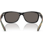 New Wayfarer Classic RB2132, Black and Green Camouflage/Dark Grey Glass Lenses 55 Eye Size