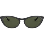 Nina RB4314N, Black/Green Glass Lenses