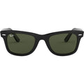 Original Wayfarer RB2140, Black/Green Glass Lenses 50 Eye Size