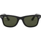 Original Wayfarer RB2140, Black/Green Glass Lenses 54 Eye Size