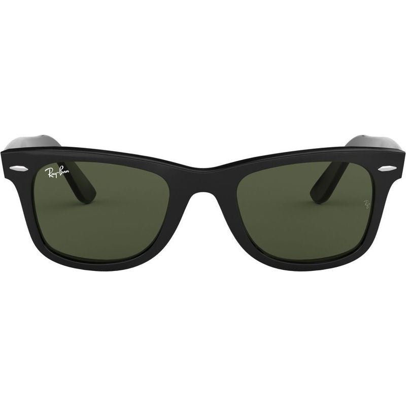 Original Wayfarer RB2140, Black/Green Glass Lenses 54 Eye Size