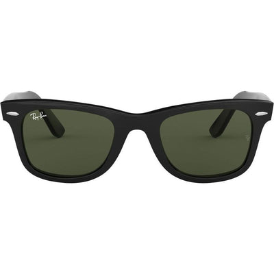 Original Wayfarer RB2140, Black/Green Glass Lenses 54 Eye Size