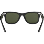 Original Wayfarer RB2140, Black/Green Glass Lenses 50 Eye Size