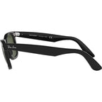 Original Wayfarer RB2140, Black/Green Glass Lenses 50 Eye Size