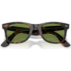 Original Wayfarer RB2140, Dark Havana on Multicolour/Green Glass Lenses 50 Eye Size