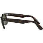 Original Wayfarer RB2140, Tortoise/Green Glass Lenses 50 Eye Size