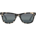Original Wayfarer RB2140, Grey Havana/Silver Blue Gradient Polarised Glass Lenses 50 Eye Size